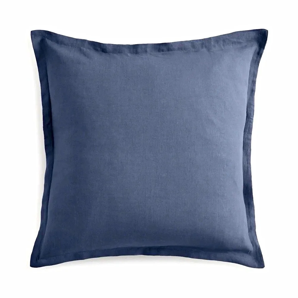 Quince 100% Linen Euro Pillow Sham Nightfall Single 26x26 NWOT